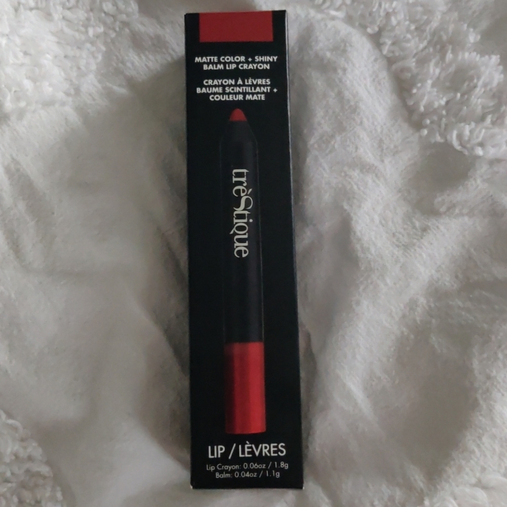 TreStique Matte Color & Shiny Balm Lip Crayon